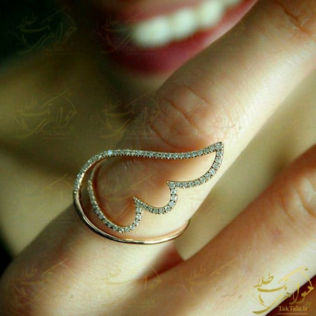 قیمت انگشتر الماس تک نگین زنانه
