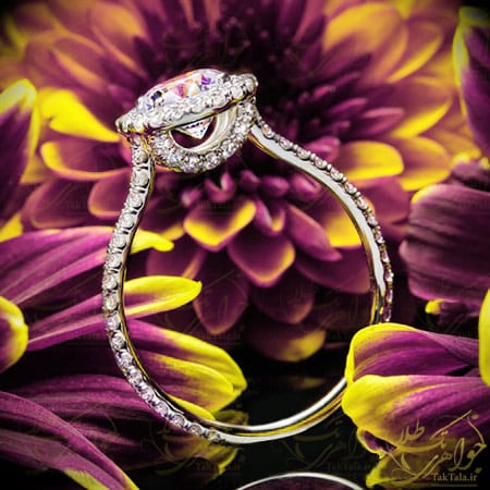قیمت انگشتر الماس تک نگین زنانه