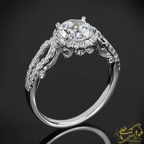 عکس خفن عکس انگشتر الماس تک نگین زنانه