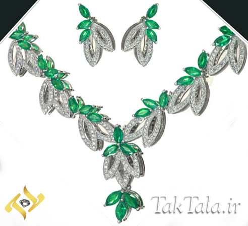 عکس خفن عکس سرویس زمرد برای عروس