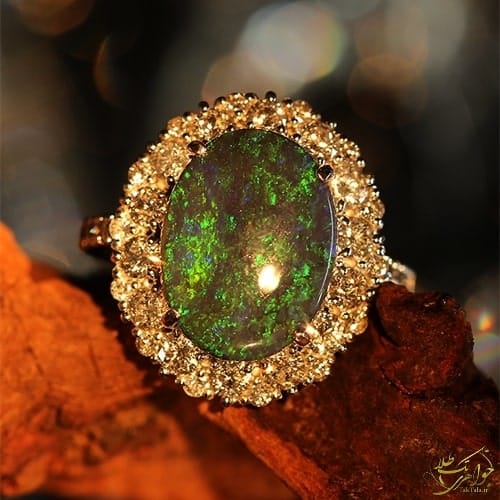 قیمت انگشتر الماس تک نگین زنانه